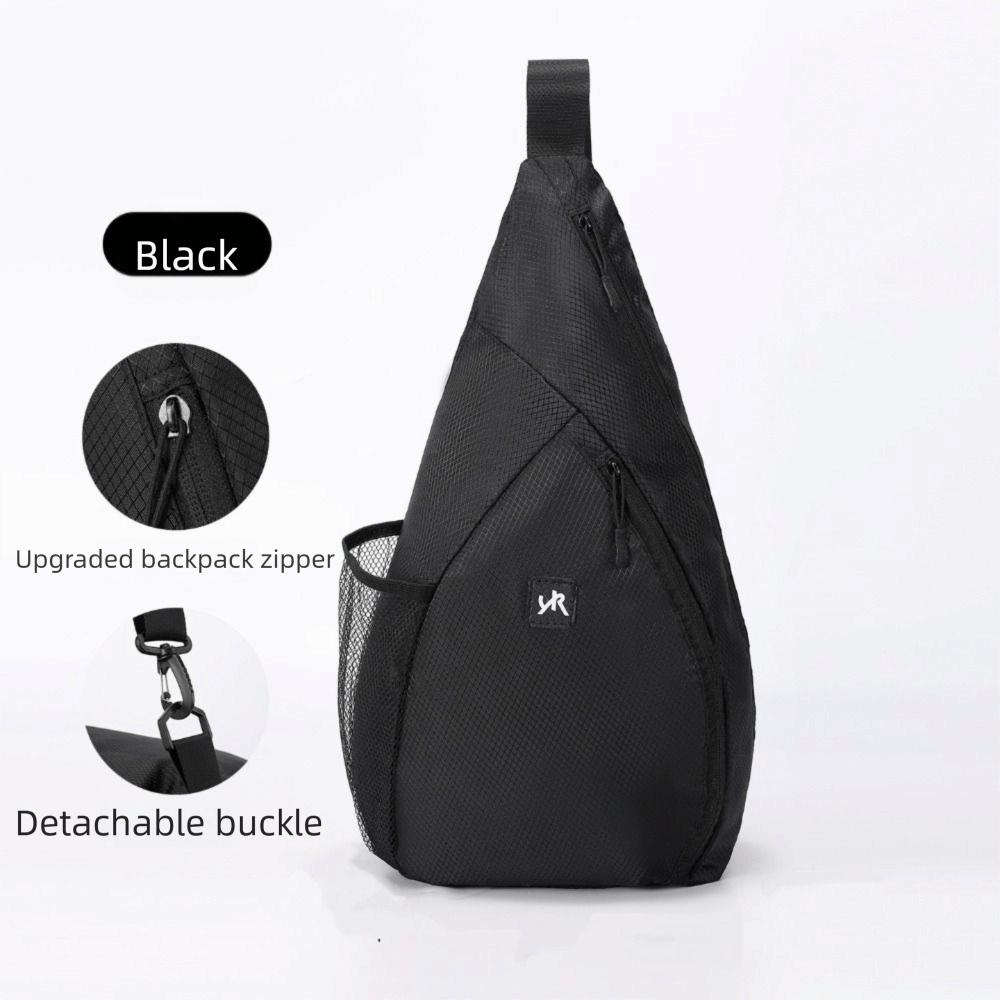 Side Pocket Badminton Racket Bag Large Capacity Tennis Should Bag Sports Sling Bag Outdoor Sport
