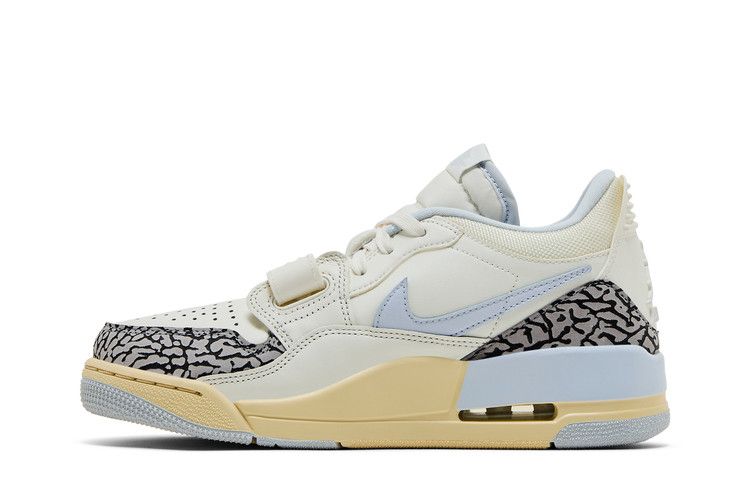 Женские кроссовки Jordan Legacy 312 Low Sail Cement Grey Black Football Grey (Женский)