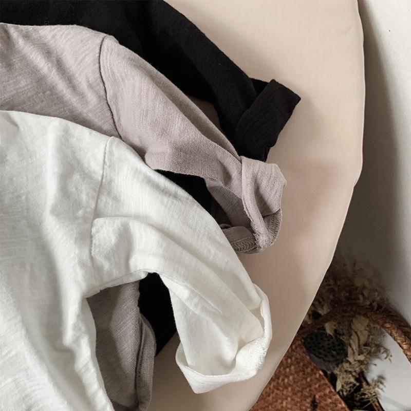 Long Sleeved T-shirt Versatile Korean Base Shirt Girl and Boys Clothing Baby Top