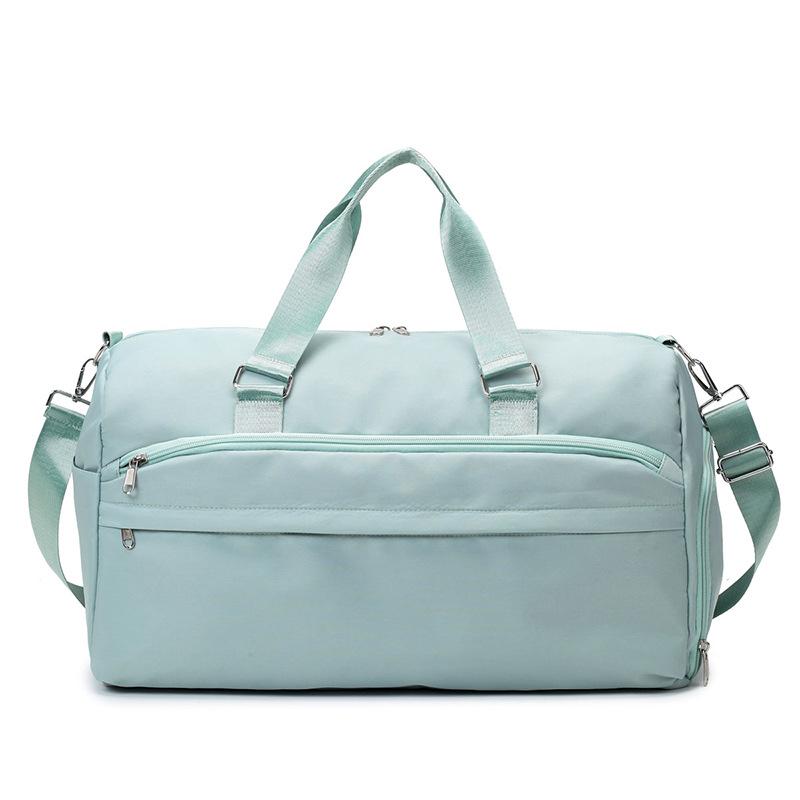 Women's wet and dry separation fashion sports fitness bag leisure large capacity portable simple outdoor business travel bag