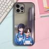 Аниме I-Итикава A-Анна Черный Чехол для Телефона Для IPhone 17 16 15 14 13 12 13 12 11 Pro Max Plus XS XR Силиконовый Мягкий Задний Чехол