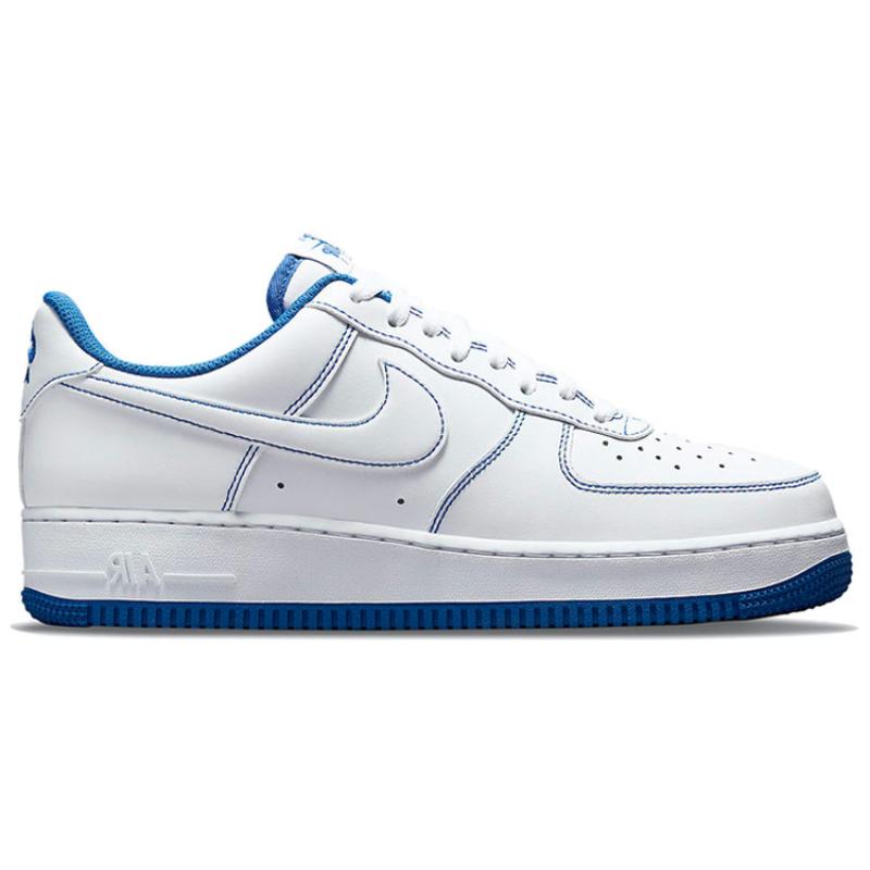 Nike Air Force 1 '07 'Contrast Stitch White Game Royal' Sneakers CV1724-101