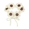 Turban Pastoral Style Headscarf Colorful Knitted Hair Band Flowers Hairband  Clothing Accessories