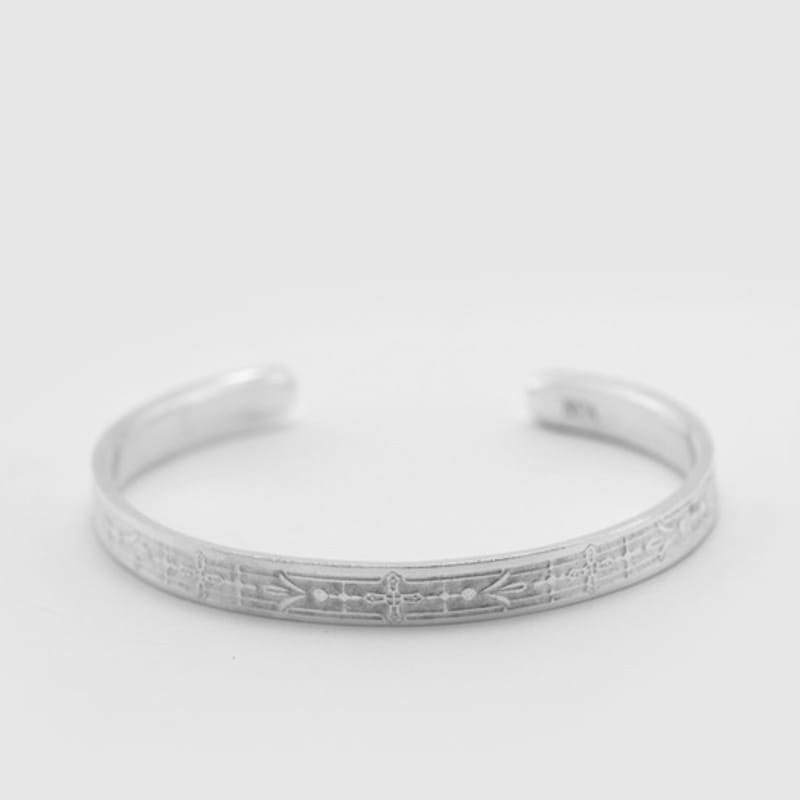MUSEE.ART cross noble bangle (men, women)