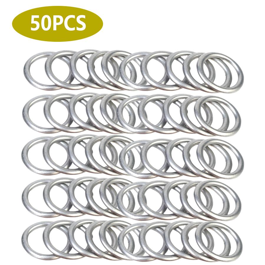 s Oil Pan Gasket High Quality Aluminium Copper Oil Plug Washers Car Engine Oils Pan Screw Gasket Washers Car Accessories