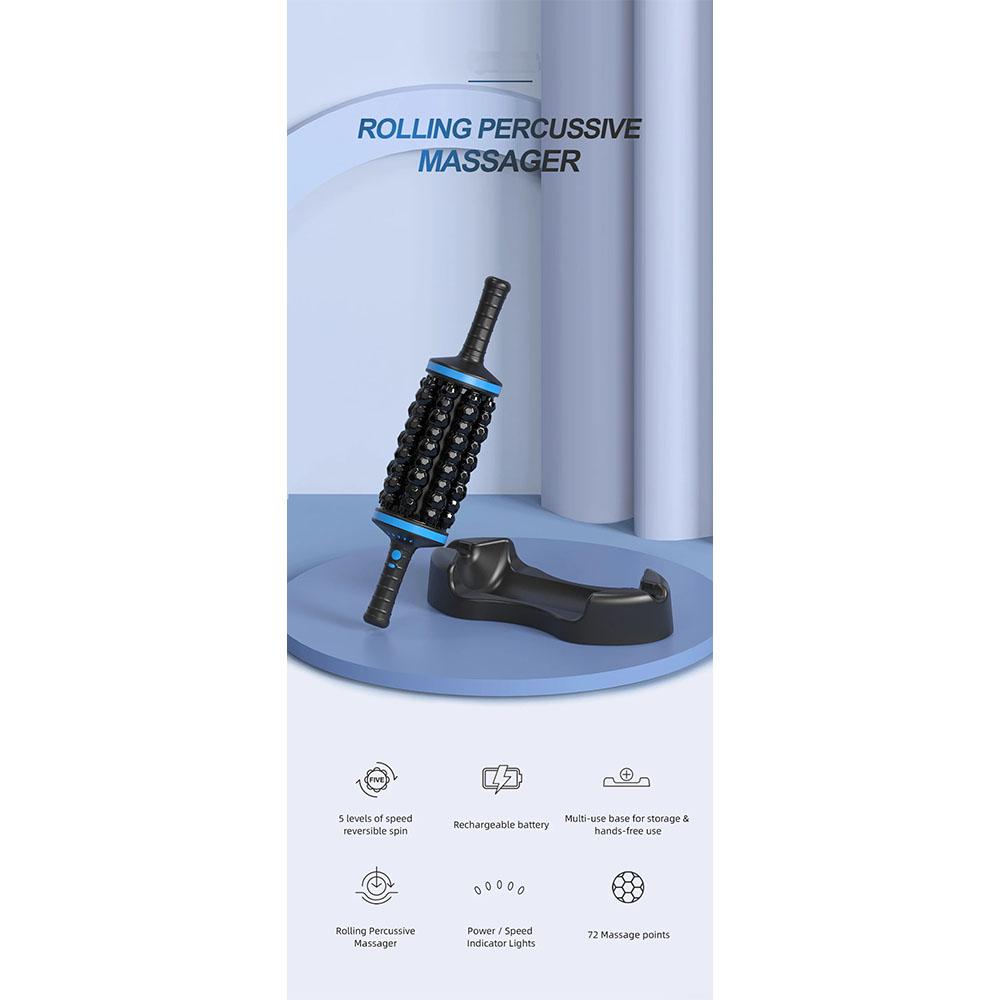 Беспроводной роликовый массажер для тела, вибраторы для расслабления мышц и фасций, домашний фитнес, упражнения, расслабление живота и ног, облегчение боли