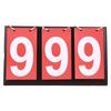 Three-Digit Double-Sided Flip Scoreboard for Basketball and Football Matches
