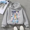 2026 Cute Bluey Friends Print Kids Hoodie Multi-color Long Sleeve Autumn Winter Children Top for Boys Girls Fashion Hoodies