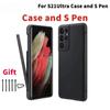Для Samsung Galaxy S21 Ultra Стилус S Pen С чехлом Оригинальный силиконовый чехол Встроенный слот для стилуса Силиконовый чехол с логотипом 6