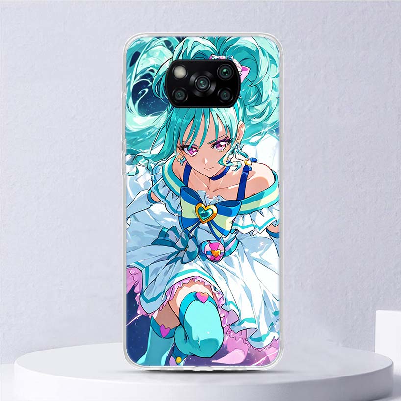 Мягкий чехол Pretty Cure для Xiaomi Poco X7 X6 X5 X4 X3 Nfc F7 Ultra F6 F5 Pro Чехол для телефона F4 Gt F3 M5S M4 M3 M5 M6 Coque