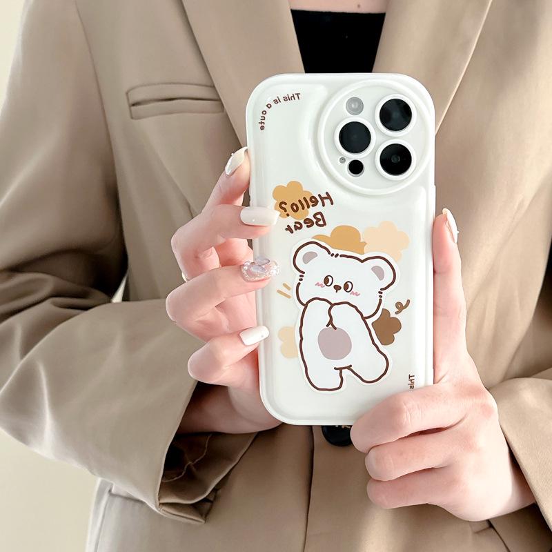 Силиконовый чехол Zhitai Cartoon Air Cushion для iPhone 10/11/12/14/15 Pro