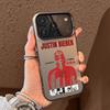 Чехол для телефона певца J-Justin B-Bieber для iPhone 17 16 15 14 13 12 11 Pro Max Air Матовый Лазерный Аврора Ударопрочный Funda