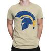 Spartan Helmet Warrior Navy Gold Military Warrior Emblem Novelty 100 Cotton Tshirt Spartan Tees Tops For Unisex