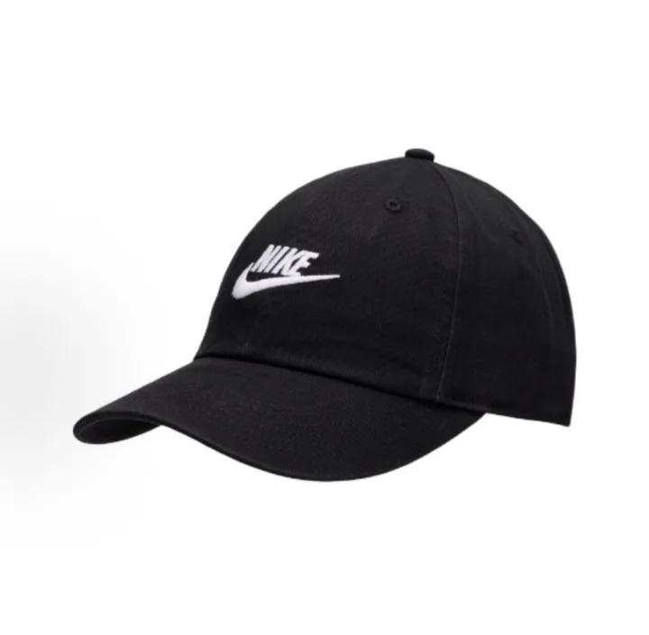 Nike Subtle Embroidered Casual Hat, Adjustable Breathable Cotton‑Twill Headwear for Street Style & City Walking FB5063-010