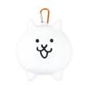 Tees Factory "The Battle Cats" Plush Zipper Mascot with Carabiner, Cat, Approx. H115 X W125 X D40mm (excluding Ears) ND-5546837NK