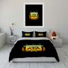 Yellow emblem with stars. Bedding sets Duvet cover sets Duvet covers Pillowcases(1* Duvet Cover 2* Pillowcases without duvet insert)