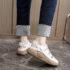Сандалии на толстой платформе с ажурной подошвой, белые туфли, обувь Zapatos Mujer в стиле ретро, женская повседневная обувь 2024 г.