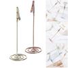 Paper Clamp Rose Gold Desktop Decoration Clamps Stand Photos Clips Table Numbers Holder Place Card