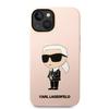 Karl Lagerfeld KLHCP14MSNIKBCP iPhone 14 Plus / 15 Plus 6.7" hardcase pink/pink Silicone Ikonik