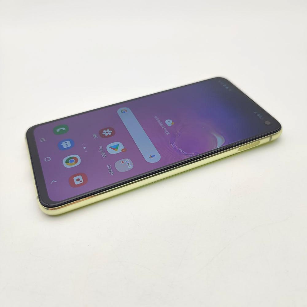 Восстановленный Samsung Galaxy S10E G970F G970U Оригинал Разблокированный Восьмиядерный 6 ГБ ОЗУ 128 ГБ ПЗУ 16 МП 5,8'' 3100 мАч Смартфон с одной/двумя SIM-картами
