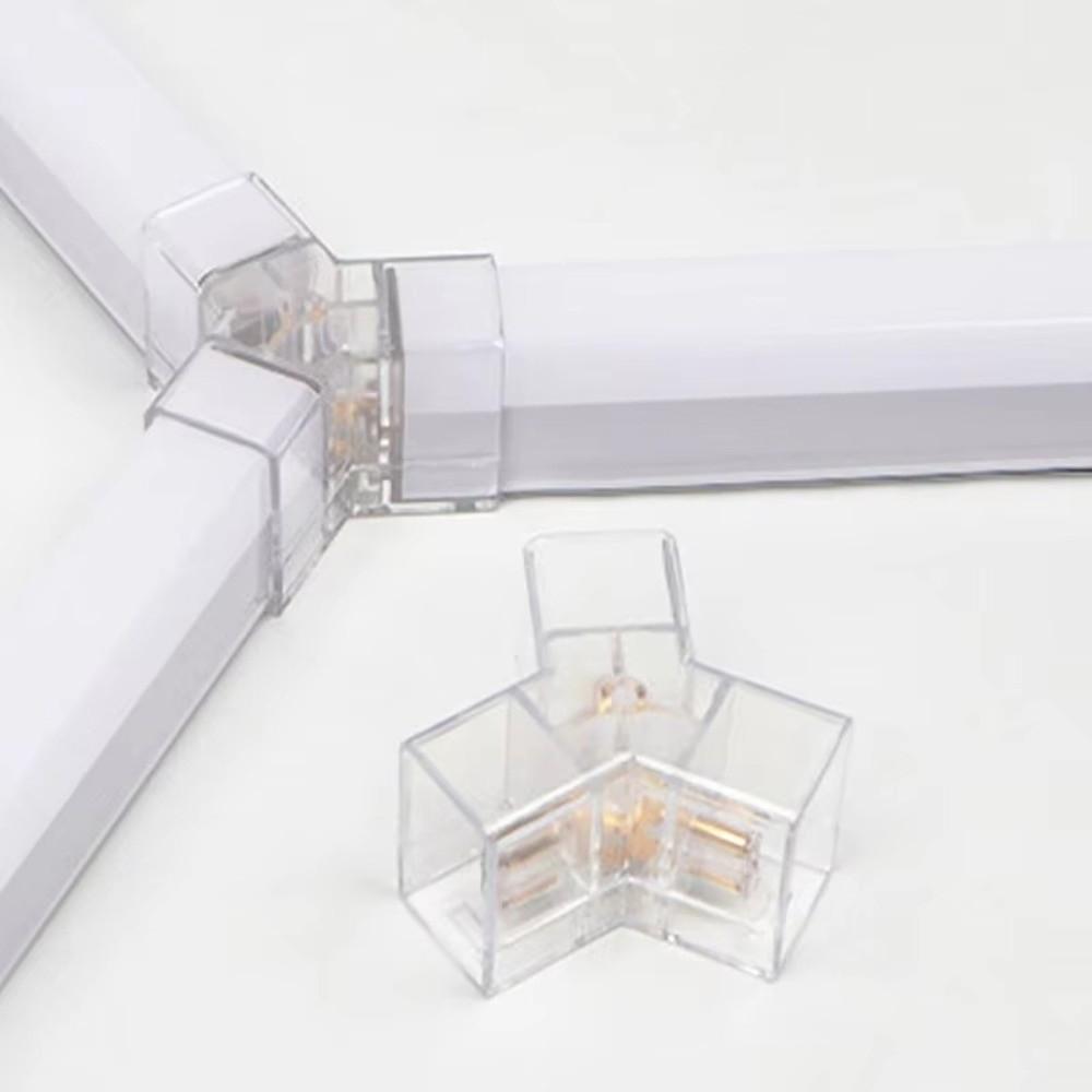 2-Pin LED Lamp Connector 110-240V Honeycomb Light Tube Connector Universal 2-Pin V/Y/I Connector