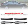 Exterior Door Handle Set of 4 Front&Rear AE5Z5422404AA For Lincoln MKZ 07-12
