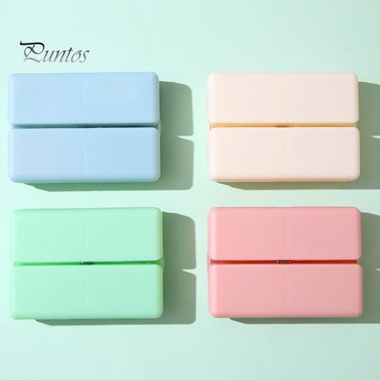 Органайзер для таблеток, складная магнитная коробочка для таблеток с 7 отделениями, прочные прозрачные крышки без запаха, коробка для ежедневной организации таблеток