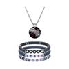 JYL TS Bracelet  Metal Flower Zircon Open Design Enhances Femininity & Grace