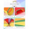 Rainbow Cat Tunnel Collapsible Pet Play Tube Interactive Hide And Seek Toy For Kitten Puppy Puzzle Exercise Agility Outdoor