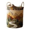 Large Capacity Quilted Laundry Basket Folding Sundries Storage Basket Toys Organizers  Bathroom