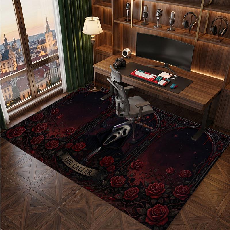 Scream Ghostface Rug Soft Thick Non Slip Floor Carpet for Bedroom Living Room Home Decor