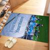 Manchester City Customizable Name Carpet Suitable for Decorate room Entryway Dining Room Foyer Anti-slip Rug Decorate Offices Gift for Festivals