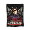 Оливер Три Rest In Peace 1993-2023 Мемориальные фланелевые одеяла Индивидуальные пледы для кровати, дивана, кушетки 125*100 см Покрывала
