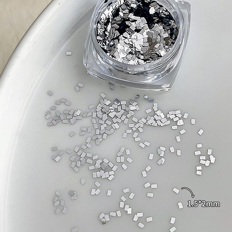 Holographic Laser Star Love Sequins Nail Glitter Gold Silver Sequin Mix Size Paillette Diy Design Nail Art Decorations Tool
