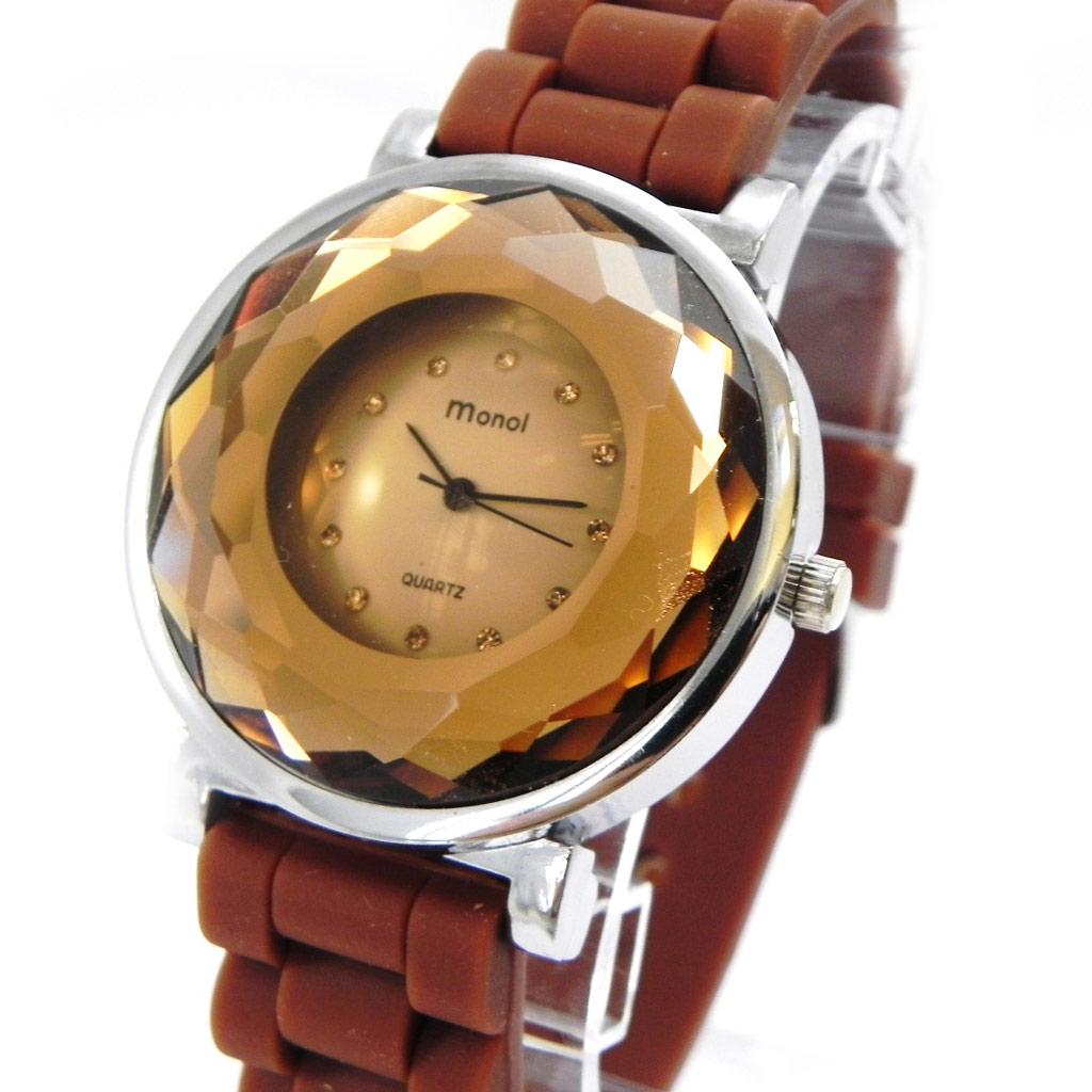 Les Trésors De Lily [I2735] - Montre Design 'Absolu' marron