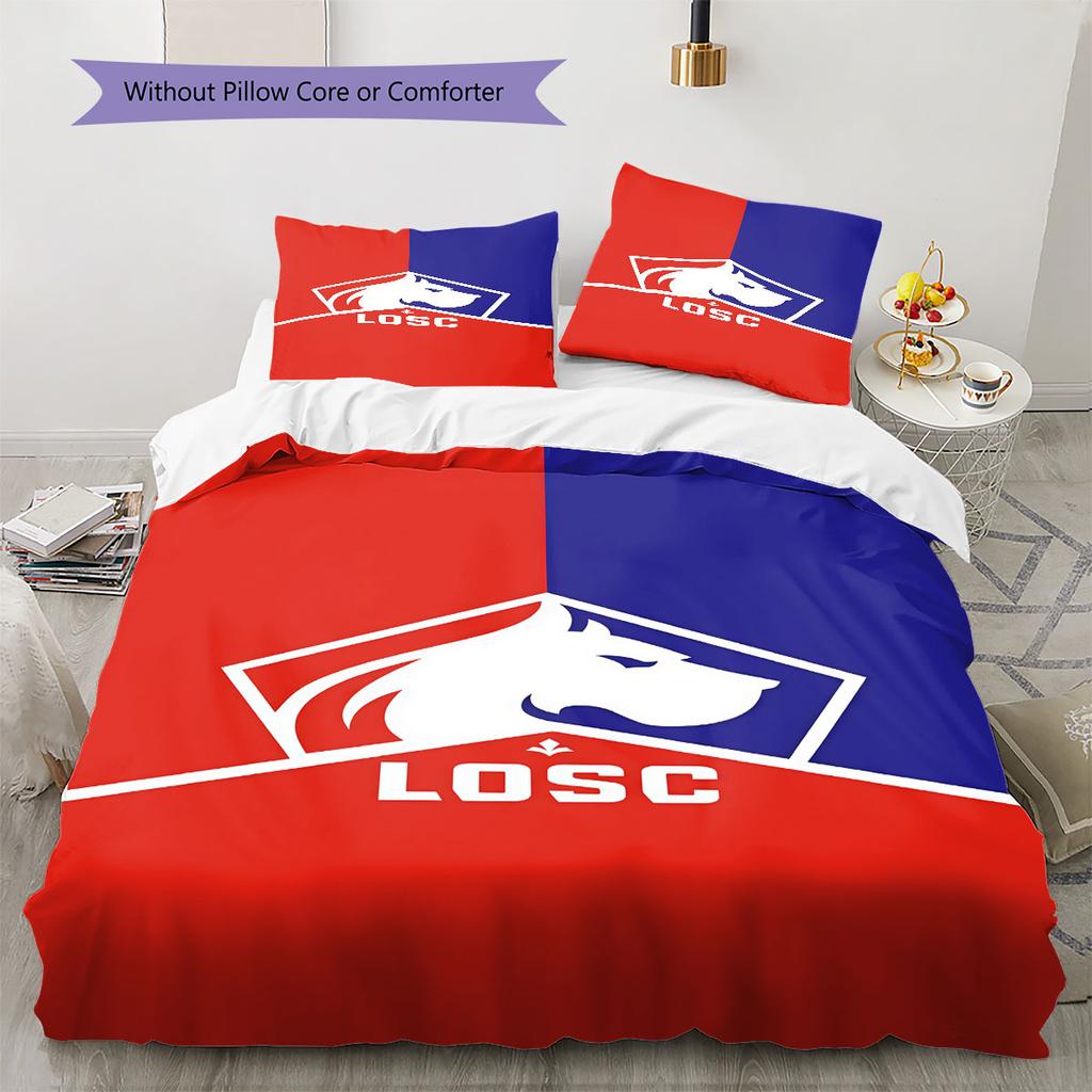 LOSC Bedding Quilt Set Quilt Cover Pillowcase Home Decoration Birthday Gift (1 * duvet cover + 2 * pillowcase, without core)