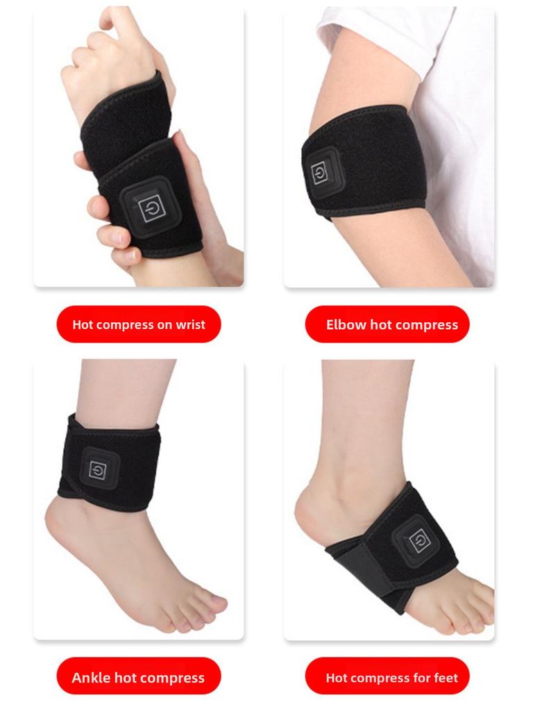 Breathable Heat Wrist Wrap for Arthritis Pain Relief - Lightweight Compression Sleeve for Sports, Typing & Health Care