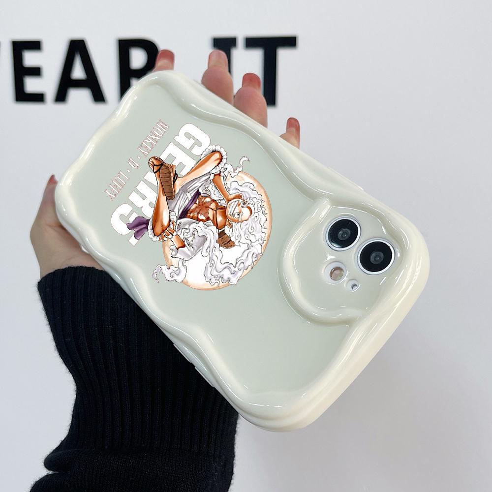 Чехлы для телефонов LZ28 One Piece Luffy Gear 5 Clear Soft Wave для Samsung S24 S23 Ultra S20 FE A54 A14 A52s A51 S10 Huawei Honor 90, защитная задняя крышка
