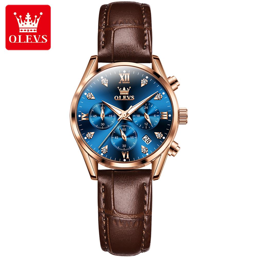 OLEVS New Watch Elegant Fashion Trend Waterproof Luminous Quartz Watch Women's Watch