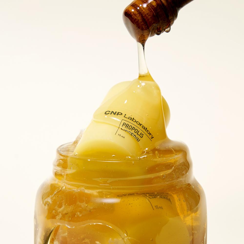 CNP LABORATORY Прополисный Липцерин 15мл – Бальзам для Ухода и Увлажнения Губ, Корейский