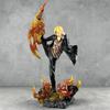 33 см Аниме One Piece Санджи Фигурки ПВХ GK Статуя Фигурки Действия Коллекционная Модель Игрушки Для Детей Подарки