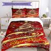 3PC Custom Name Golden Christmas Tree Bedding Set Duvet Cover Closure Includes 1 Duvet Cover & 2 Pillowcases for Bedroom