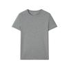 Yiershuang Men's 3A Antibacterial Ribbed Short Sleeve T-Shirt