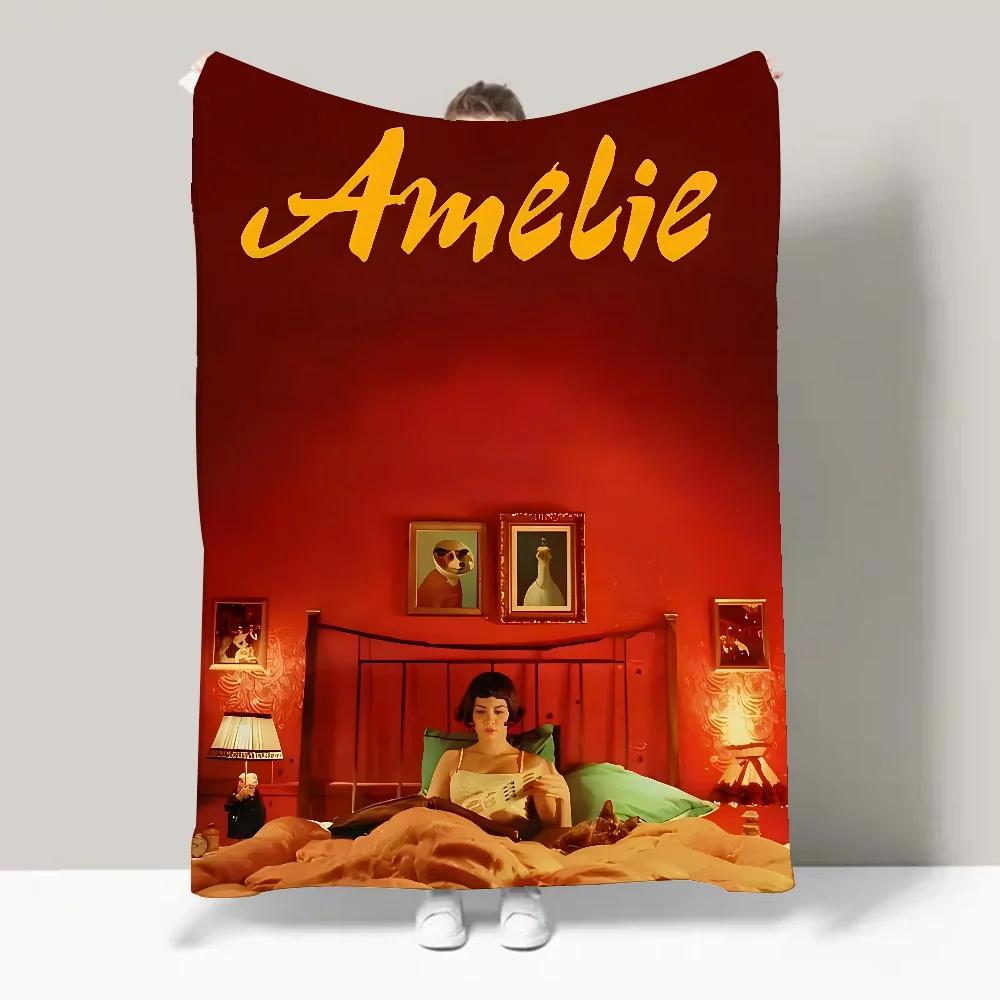 Amelie Movie Inspired Lightweight Throw Blanket Perfect for Dorms Naps Living Room Office Sofa AllSeason Use