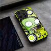 Чехол для телефона Invader Zim для iPhone 16 Pro Max 17 14 15 Plus 13 Mini 11 12 X XR XS 8 7 Plus SE Стеклянная крышка