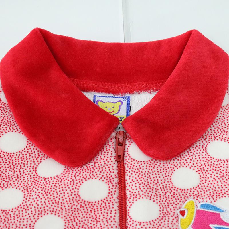 Детский комбинезон на молнии для девочек, осенняя и зимняя одежда, одежда для ползания с длинным рукавом, костюмы для новорожденных