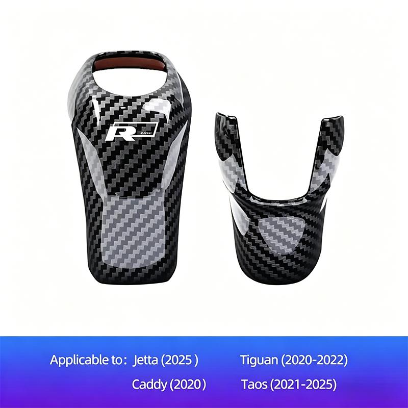 Volkswagen Gear Stick Cover Car Shift Lever Carbon Fibre WS39 Shell For VW Golf Polo GTI Tiguan R-Line Passat Variant Jetta Tirevalve