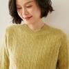 Women's Cashmere Sweater Qinghe Cashmere 100% Cashmere Autumn and Winter Cashmere Thickened Pullover Soft and Warm