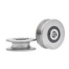 1Pcs 8*40*14Mm U Grooved Concave Wheel Bearing Wheel/Crane/Pulley/Guide Wheel For 8 Mm Diameter Wire Rope/Guide Rail