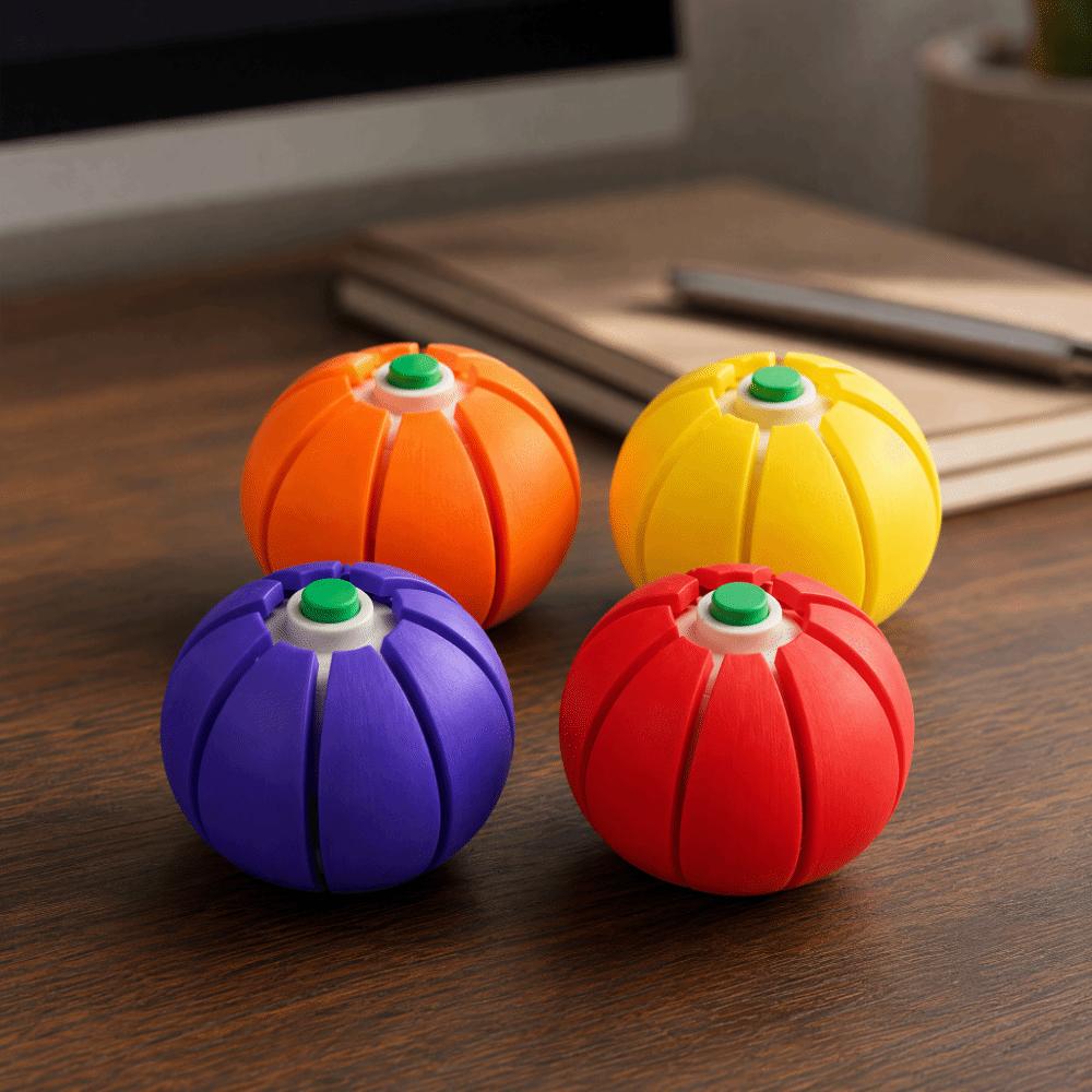 Fruit Design Pumpkin Squishy Toy Button Click Stress Relief Toy Fruit Squeeze Toy Party Giveaway